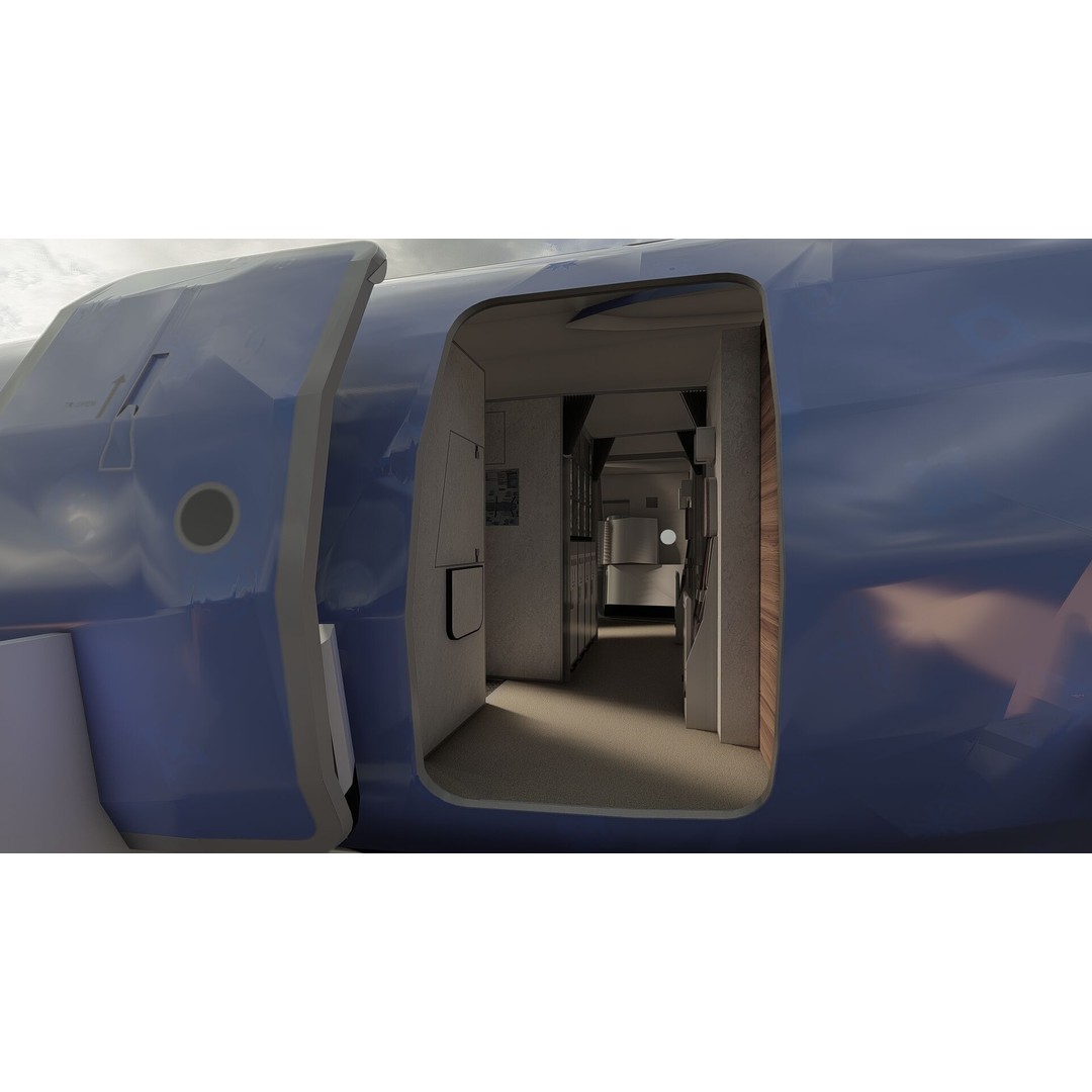 Airbus A330-202 3D Model – Detailed Aircraft Asset for Rendering - View 19