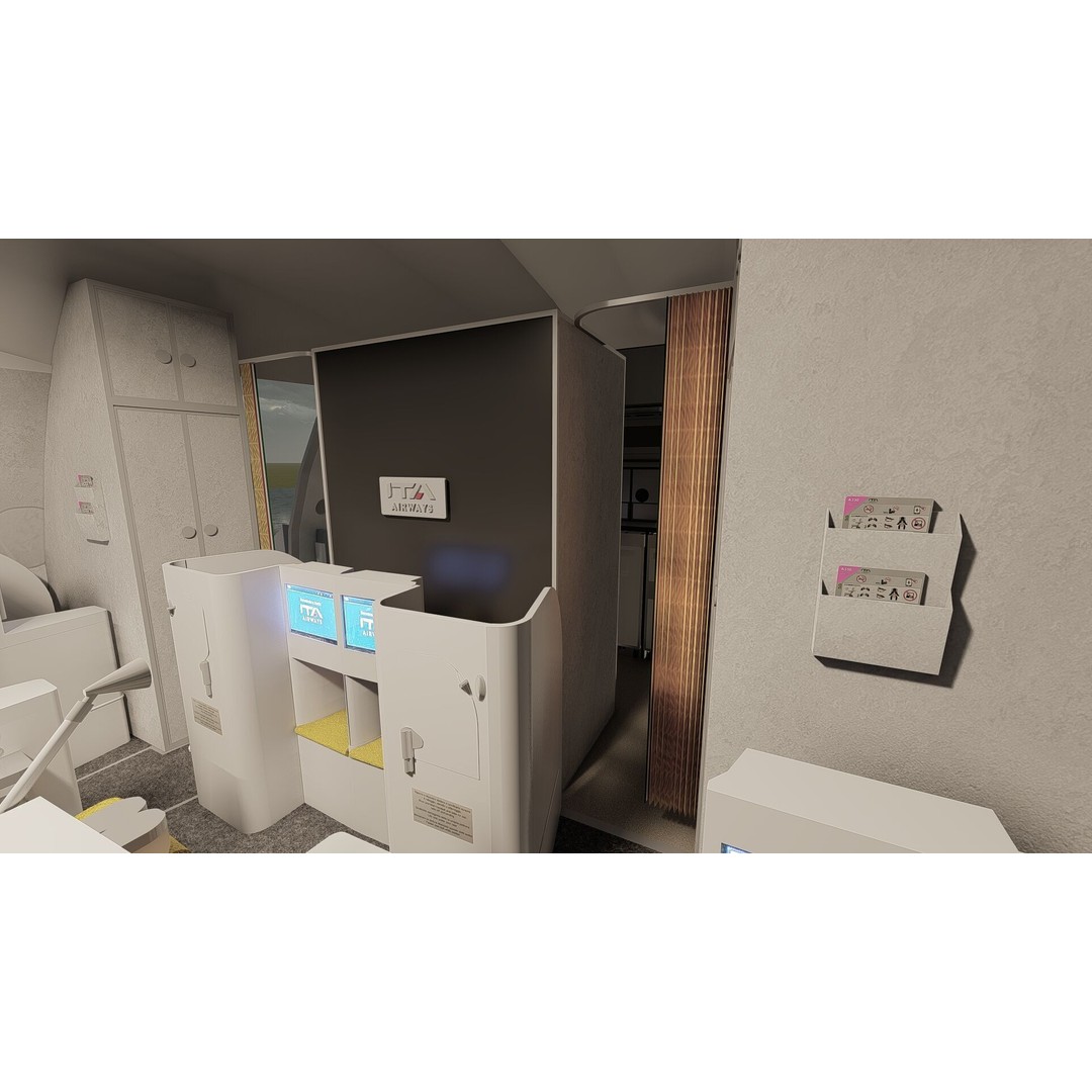 Airbus A330-202 3D Model – Detailed Aircraft Asset for Rendering - View 29