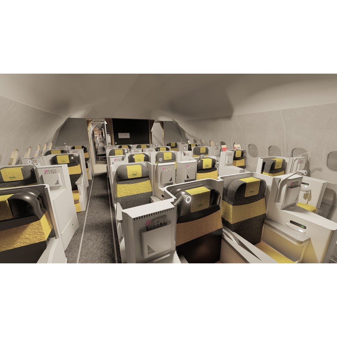 Airbus A330-202 3D Model – Detailed Aircraft Asset for Rendering - View 30