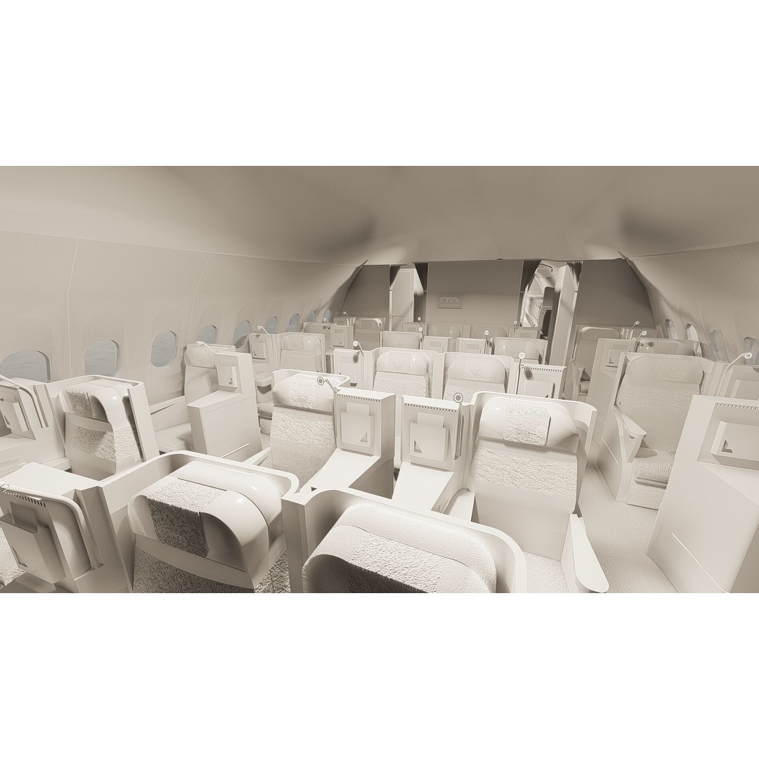 Airbus A330-202 3D Model – Detailed Aircraft Asset for Rendering - View 41