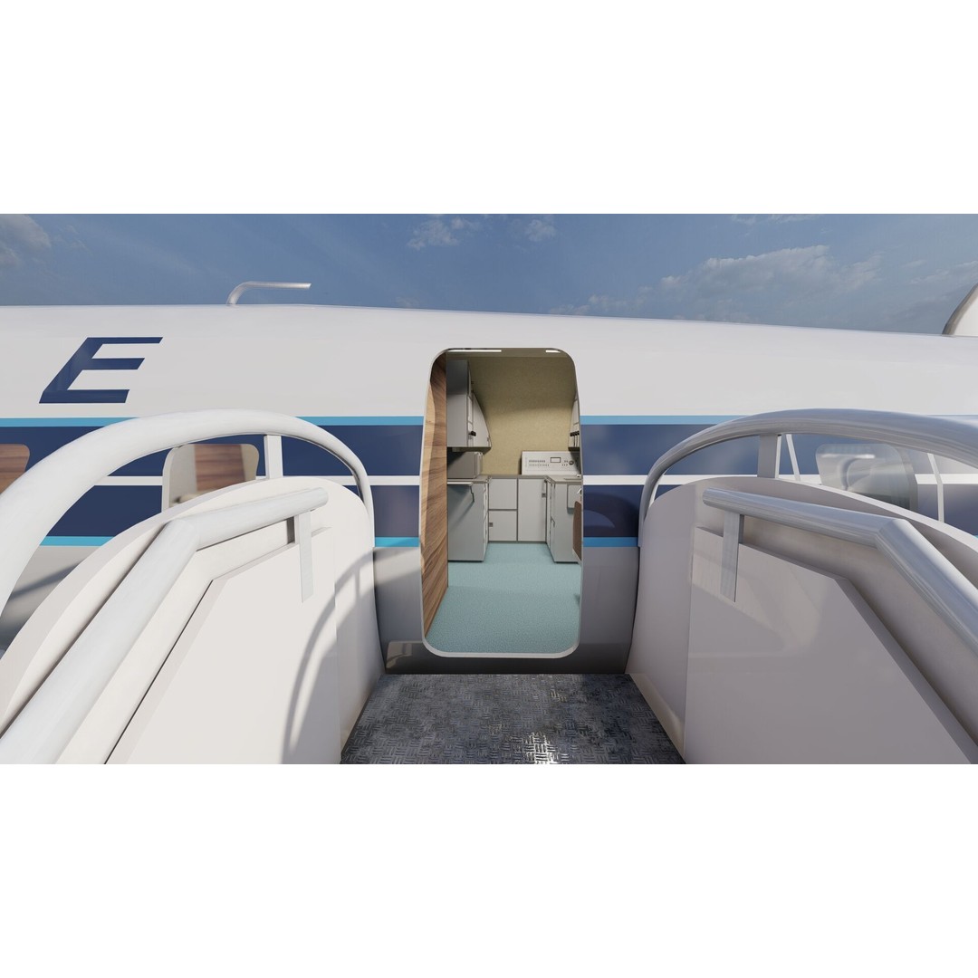 Constellation L-749 3D Model – Detailed Aircraft, SketchUp & Lumion Formats - View 18
