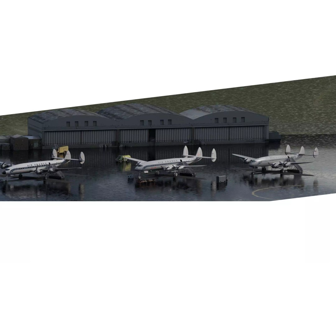 Constellation L-749 3D Model – Detailed Aircraft, SketchUp & Lumion Formats - View 2