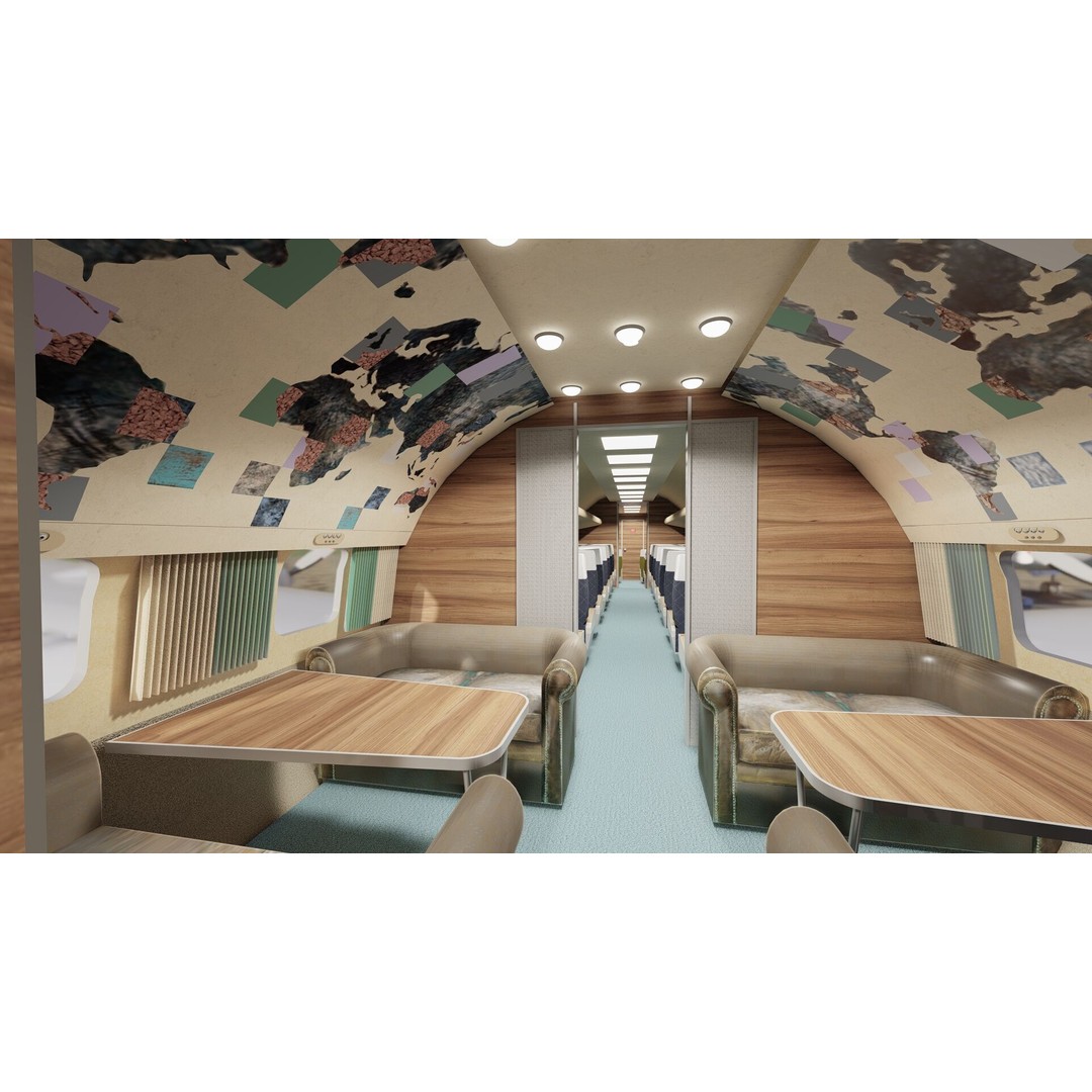 Constellation L-749 3D Model – Detailed Aircraft, SketchUp & Lumion Formats - View 23