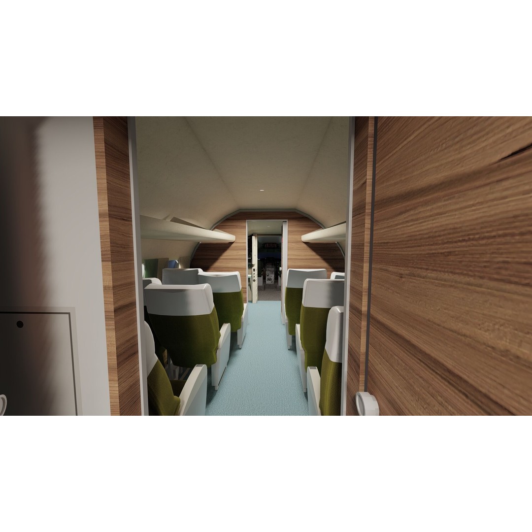 Constellation L-749 3D Model – Detailed Aircraft, SketchUp & Lumion Formats - View 37