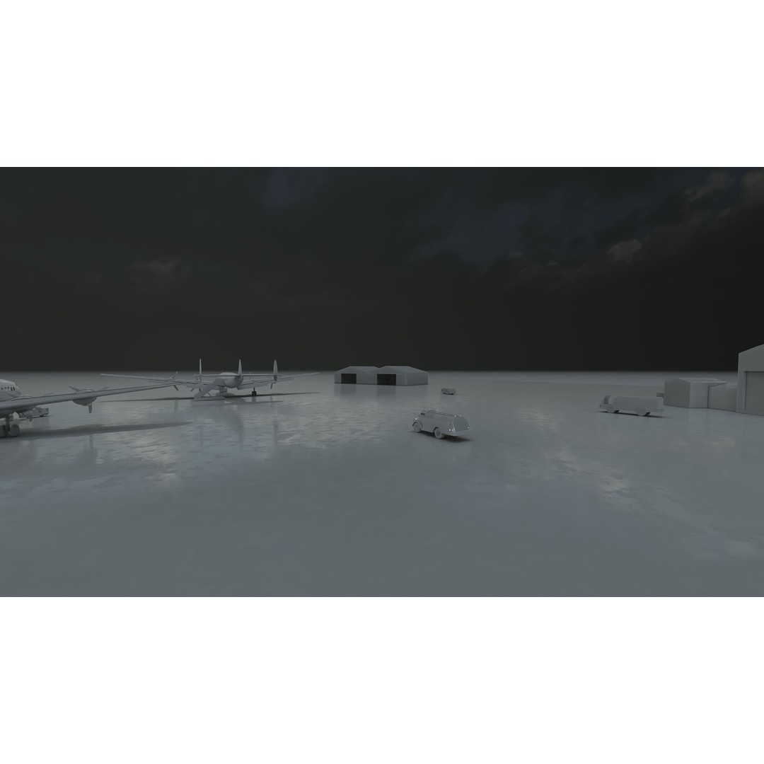 Constellation L-749 3D Model – Detailed Aircraft, SketchUp & Lumion Formats - View 42
