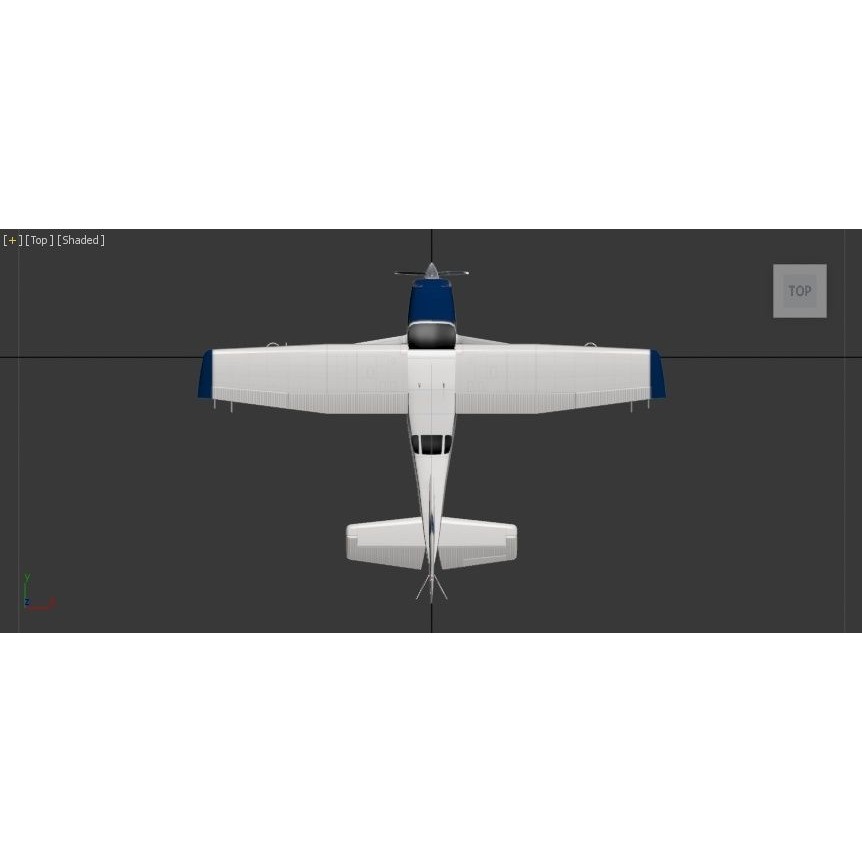 Cessna 206 3D Model – Low Poly Static Mesh for Scenery Development - View 10