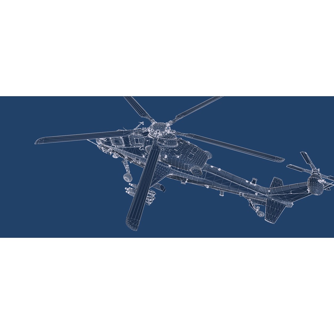 Changhe Z-10 3D Model – Detailed Helicopter Asset, FBX, OBJ