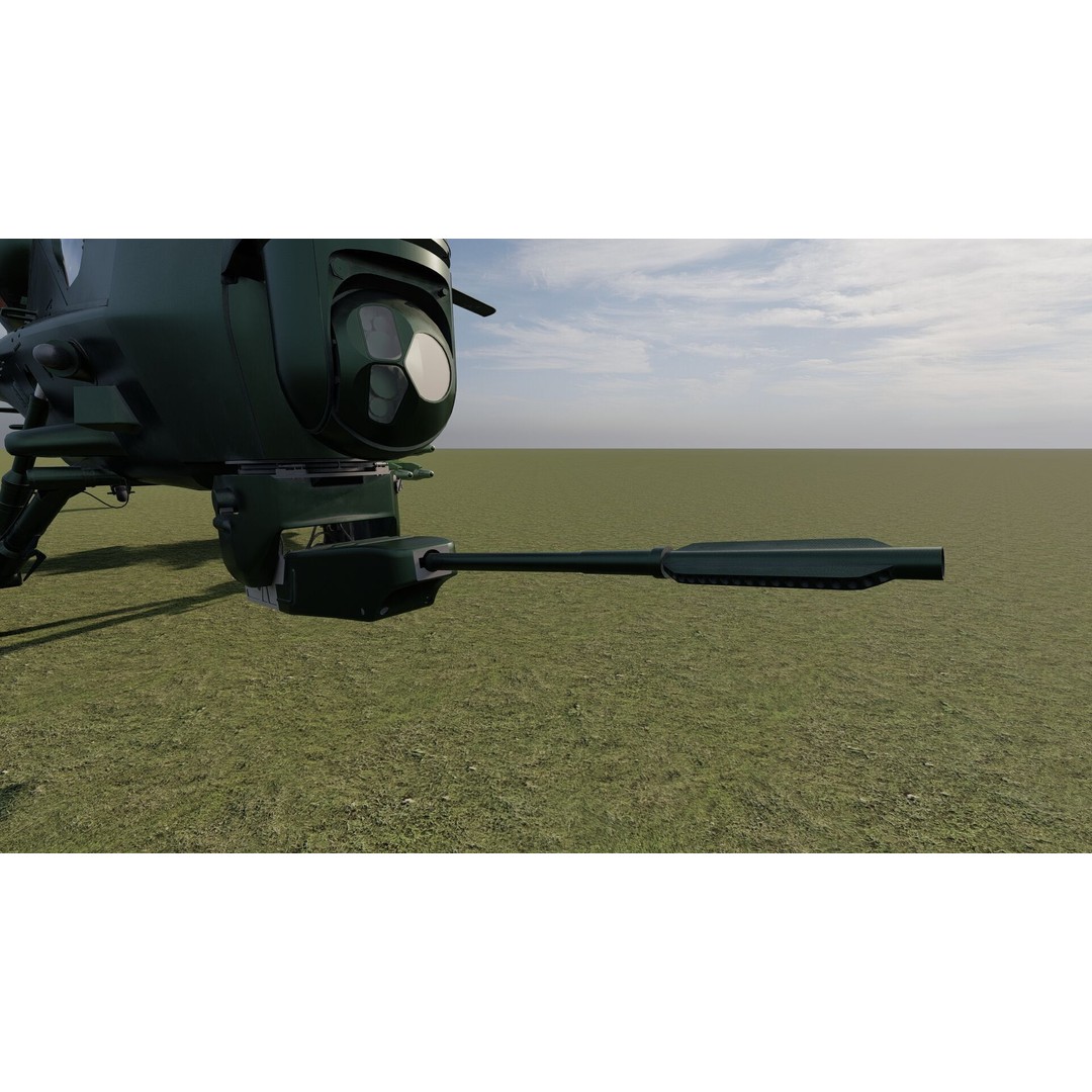 Changhe Z-10 3D Model – Detailed Helicopter Asset, FBX, OBJ - View 16