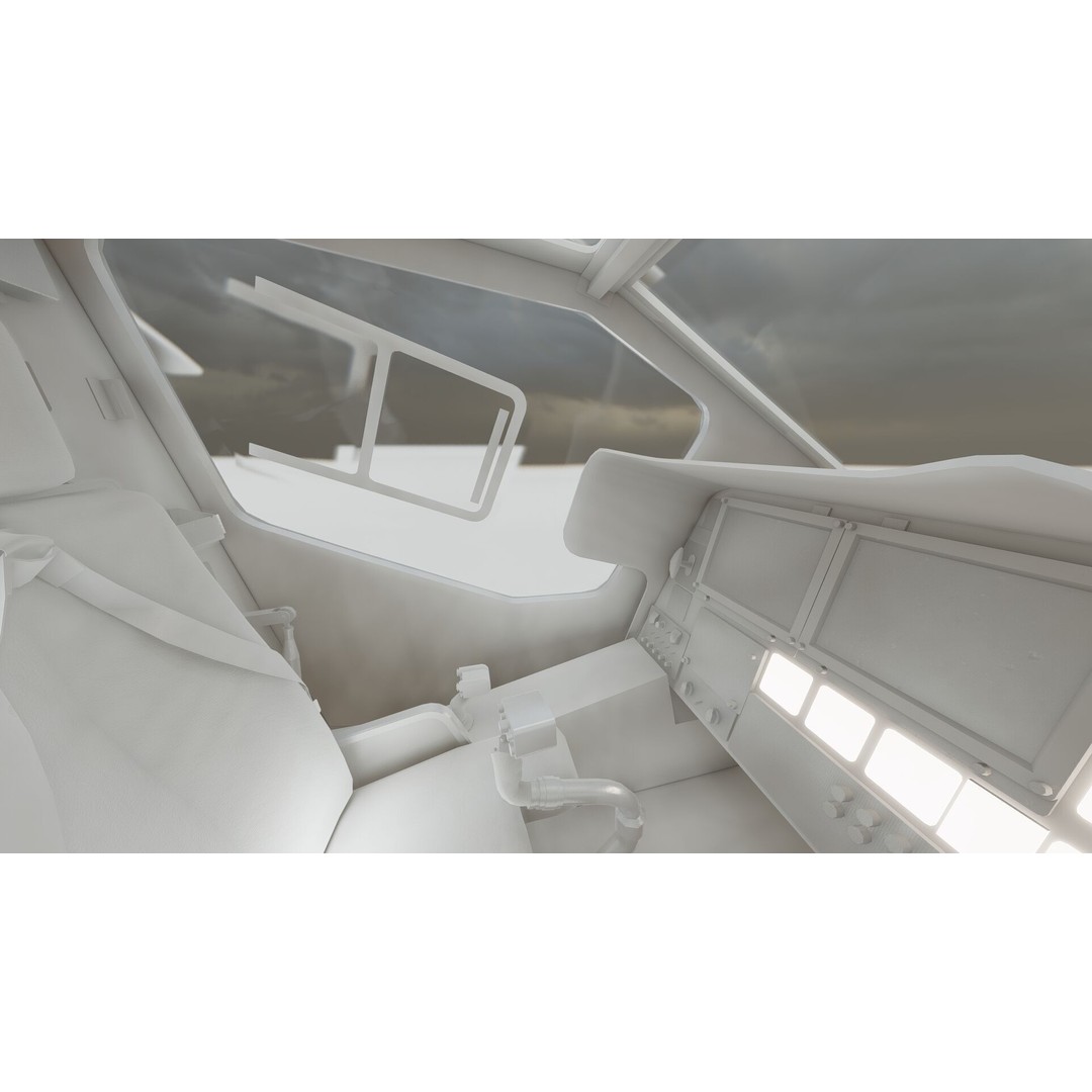 Changhe Z-10 3D Model – Detailed Helicopter Asset, FBX, OBJ - View 38