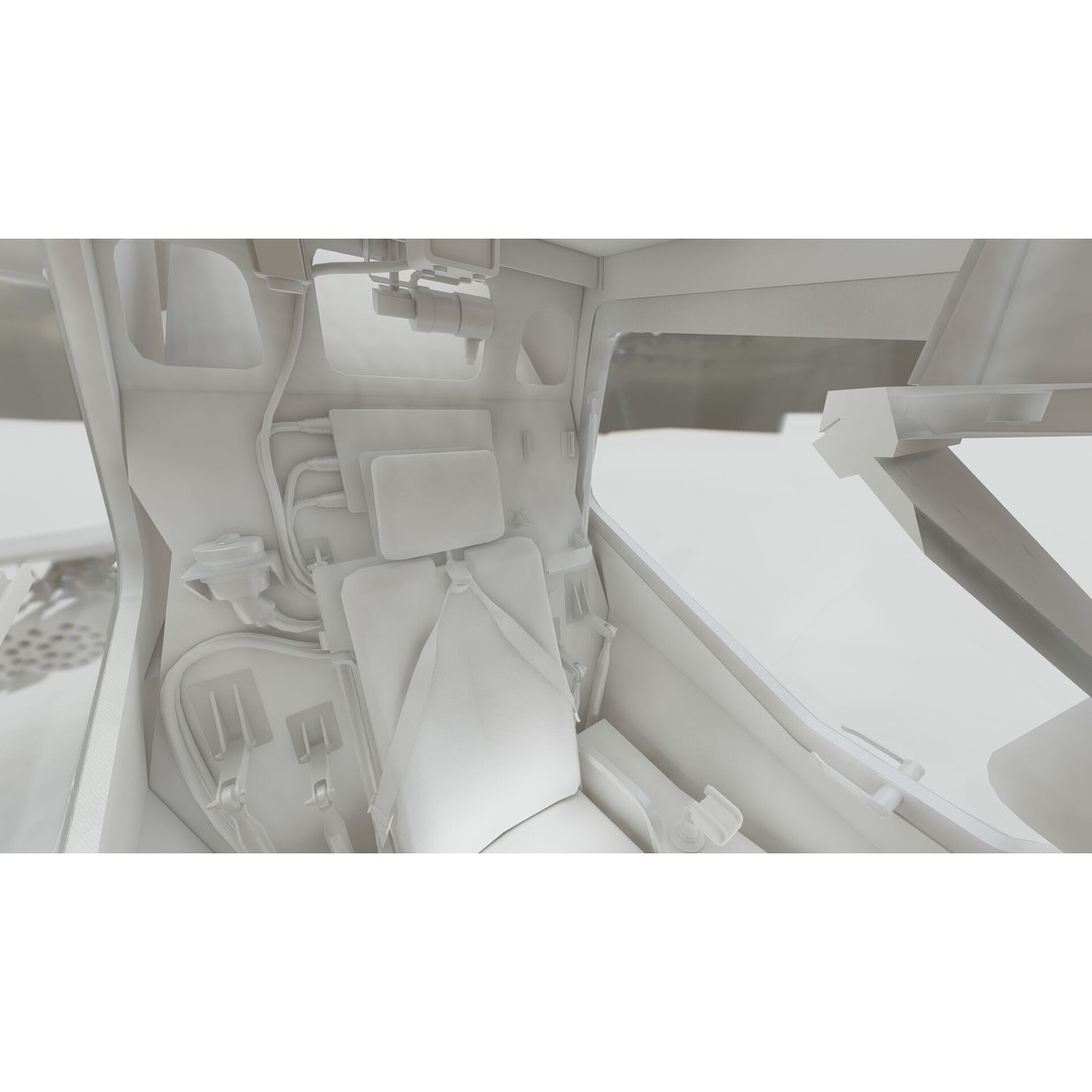 Changhe Z-10 3D Model – Detailed Helicopter Asset, FBX, OBJ - View 41