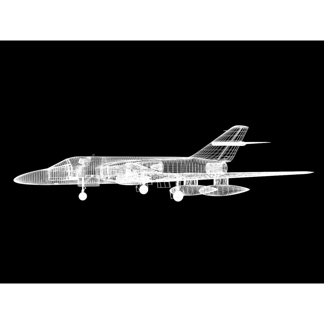 Dassault Albatros 3D Model – Military Aircraft Concept, FBX