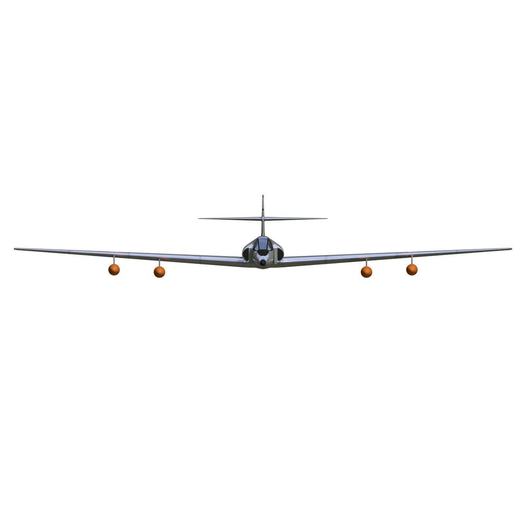 Dassault Albatros 3D Model – Military Aircraft Concept, FBX - View 13