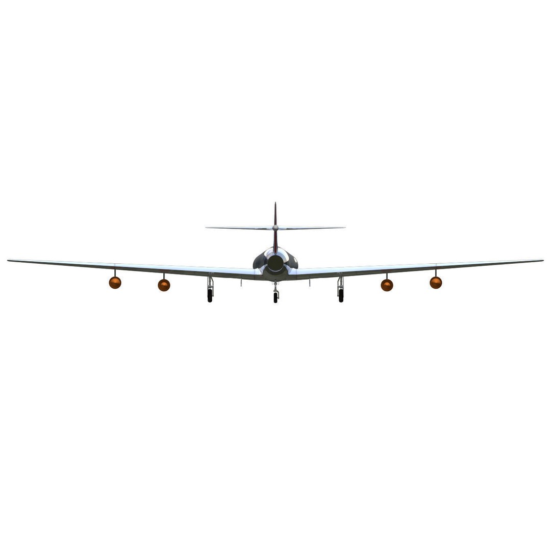 Dassault Albatros 3D Model – Military Aircraft Concept, FBX - View 15