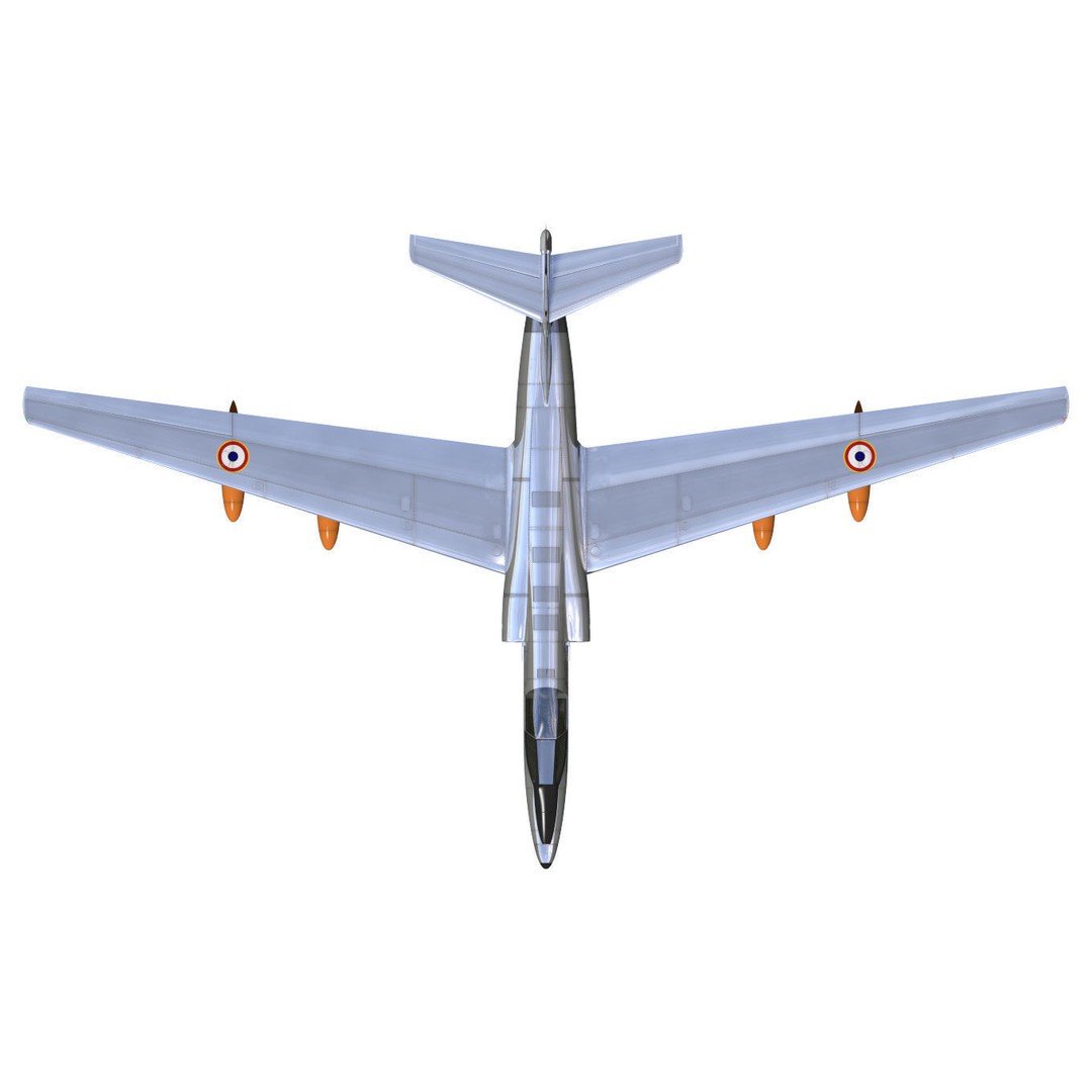 Dassault Albatros 3D Model – Military Aircraft Concept, FBX - View 16