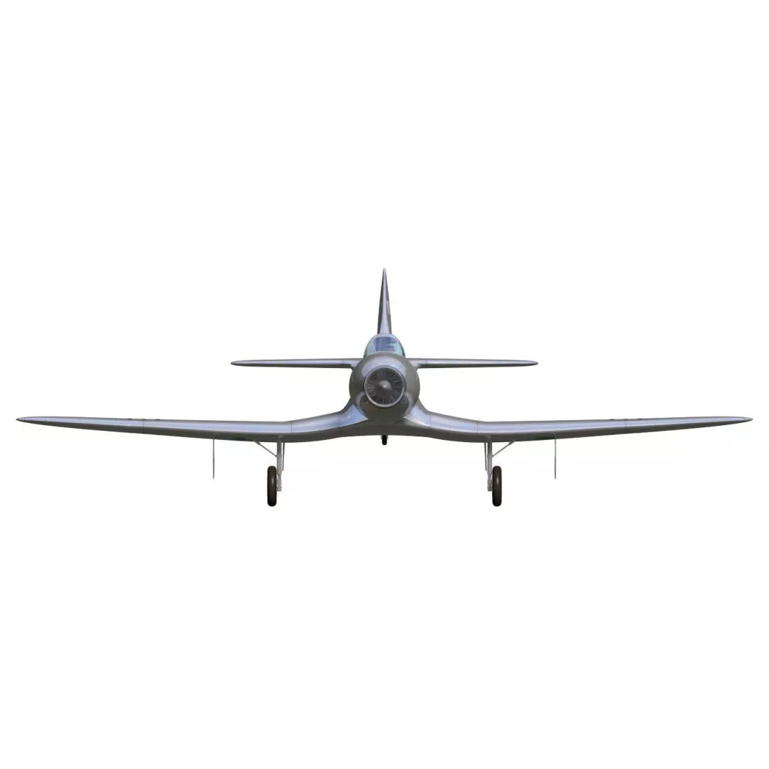 Caproni Campini N1 3D Model – High Poly Prototype Aircraft, FBX - View 13
