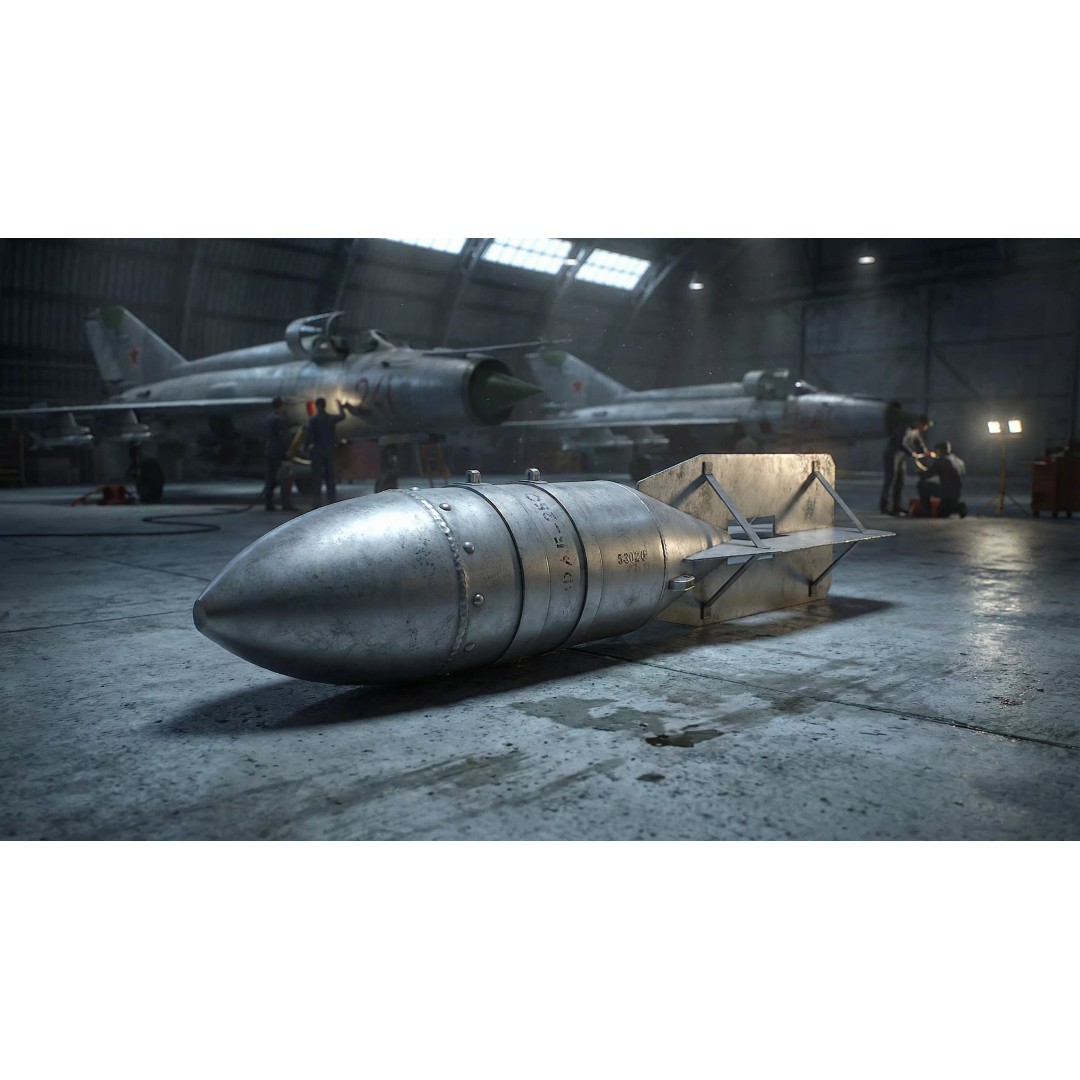 FAB-250 3D Model – Low Poly Game Ready Bomb, FBX, Blender - View 2