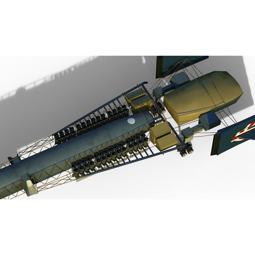 Griffith 3D Model – Supersonic VTOL Aircraft, PBR Textures, FBX - View 14