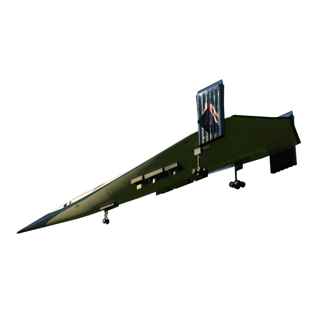 Griffith 3D Model – Supersonic VTOL Aircraft, PBR Textures, FBX - View 16