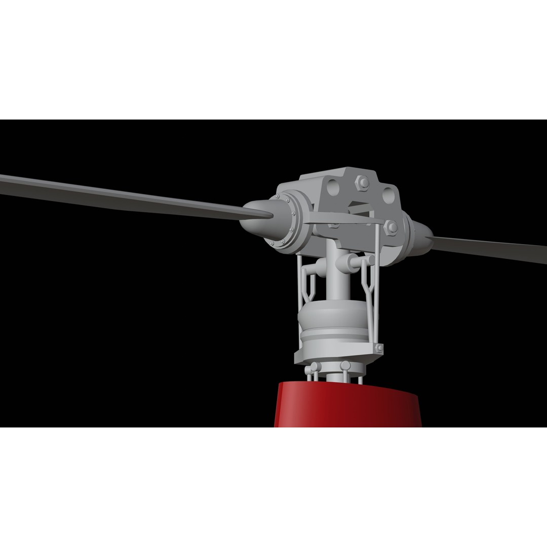Robinson R66 3D Model – Detailed Helicopter Asset, FBX & OBJ - View 10