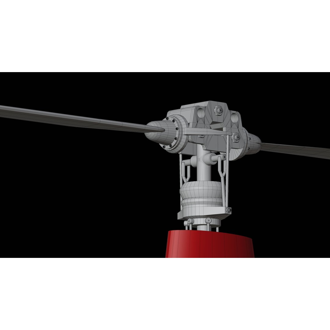 Robinson R66 3D Model – Detailed Helicopter Asset, FBX & OBJ - View 11