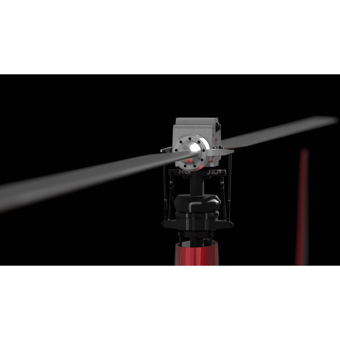 Robinson R66 3D Model – Detailed Helicopter Asset, FBX & OBJ - View 5