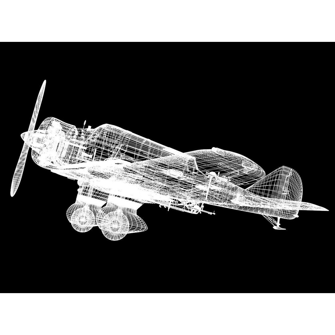 PZL.23 Karas 3D Model – High Poly Military Aircraft, FBX