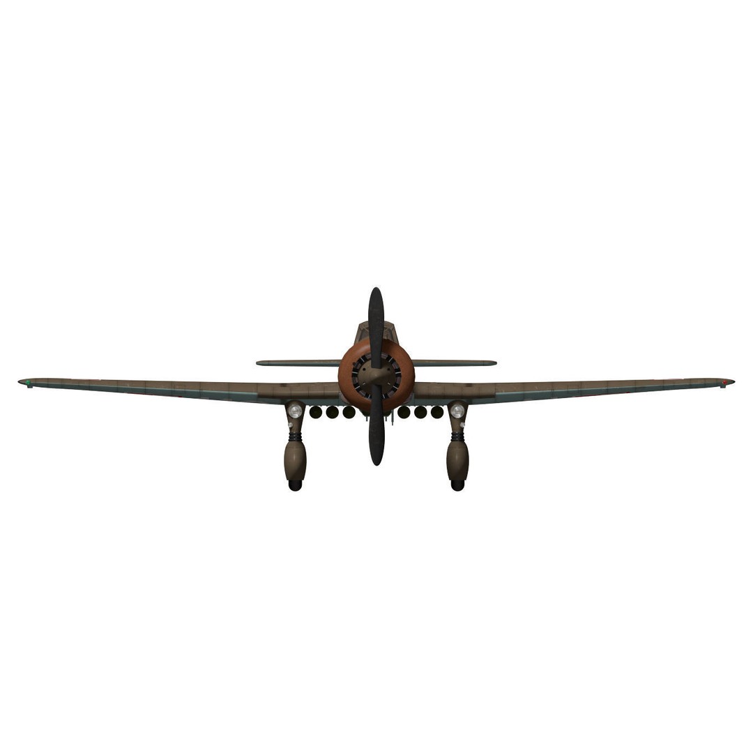 PZL.23 Karas 3D Model – High Poly Military Aircraft, FBX - View 12
