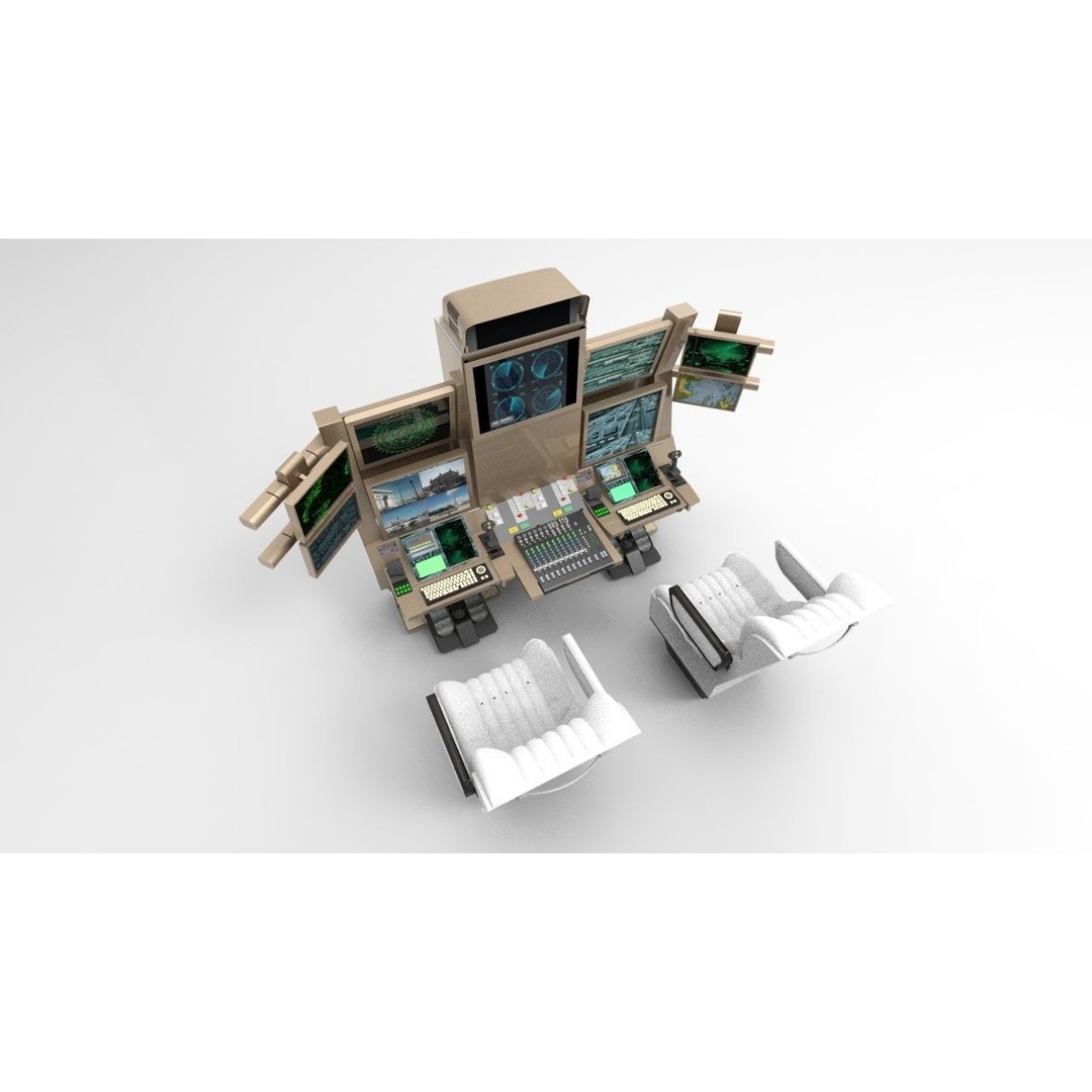 Drone Command Center 3D Model – High Poly PBR Asset for Games - View 3