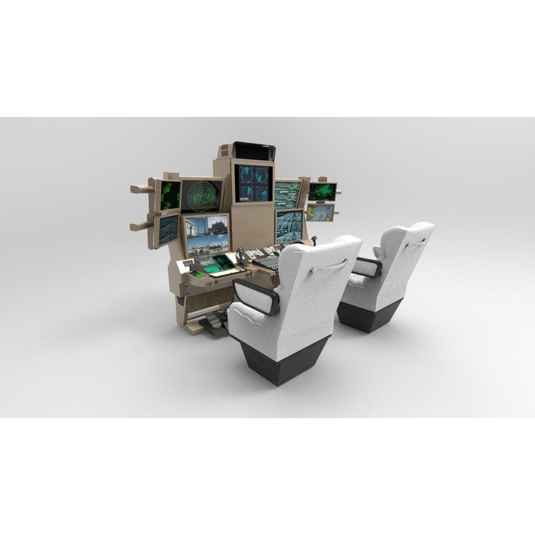 Drone Command Center 3D Model – High Poly PBR Asset for Games - View 5