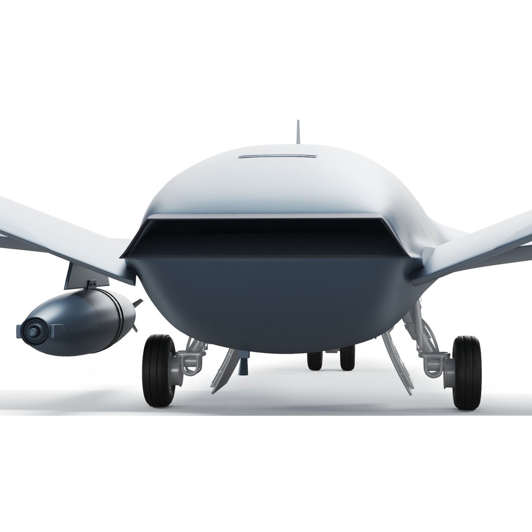 Boeing MQ25 Stingray 3D Model – High Poly Military Drone, FBX, OBJ - View 12