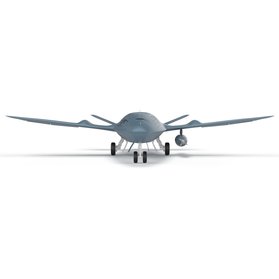 Boeing MQ25 Stingray 3D Model – High Poly Military Drone, FBX, OBJ - View 13