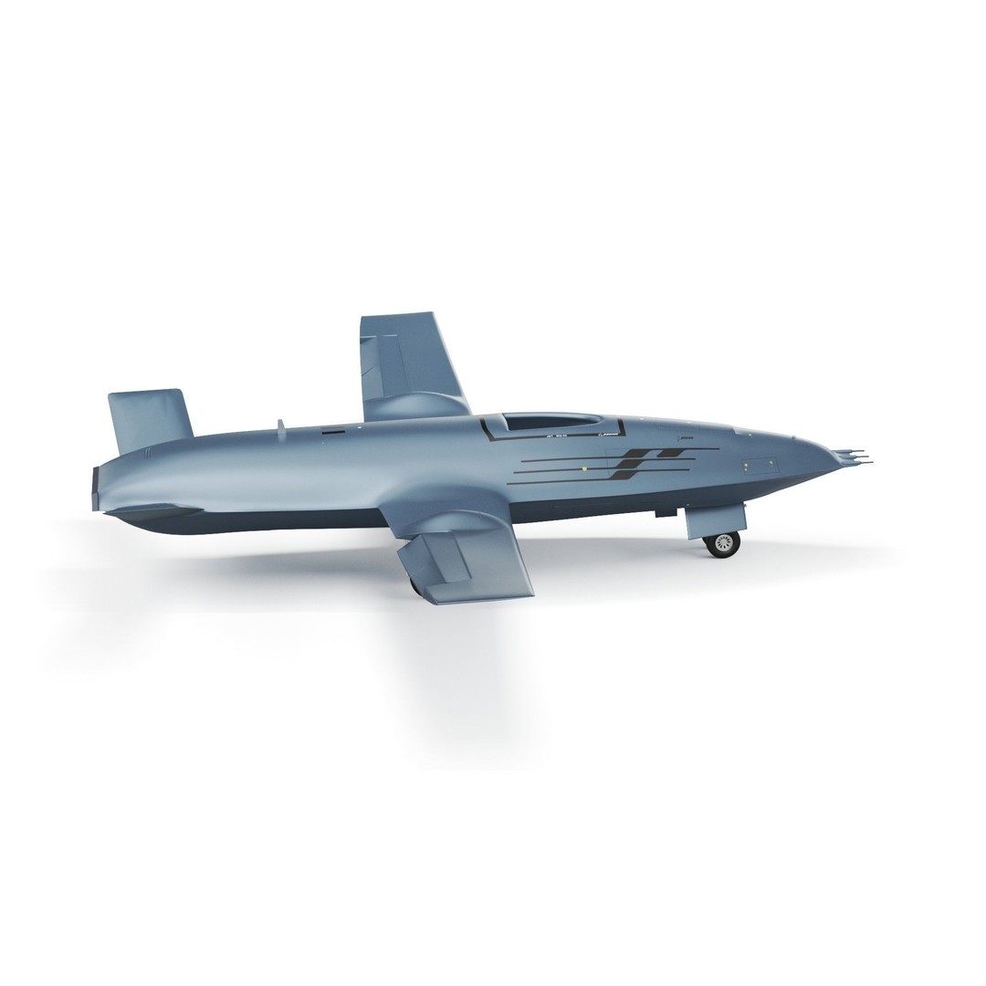 Boeing MQ25 Stingray 3D Model – High Poly Military Drone, FBX, OBJ - View 26