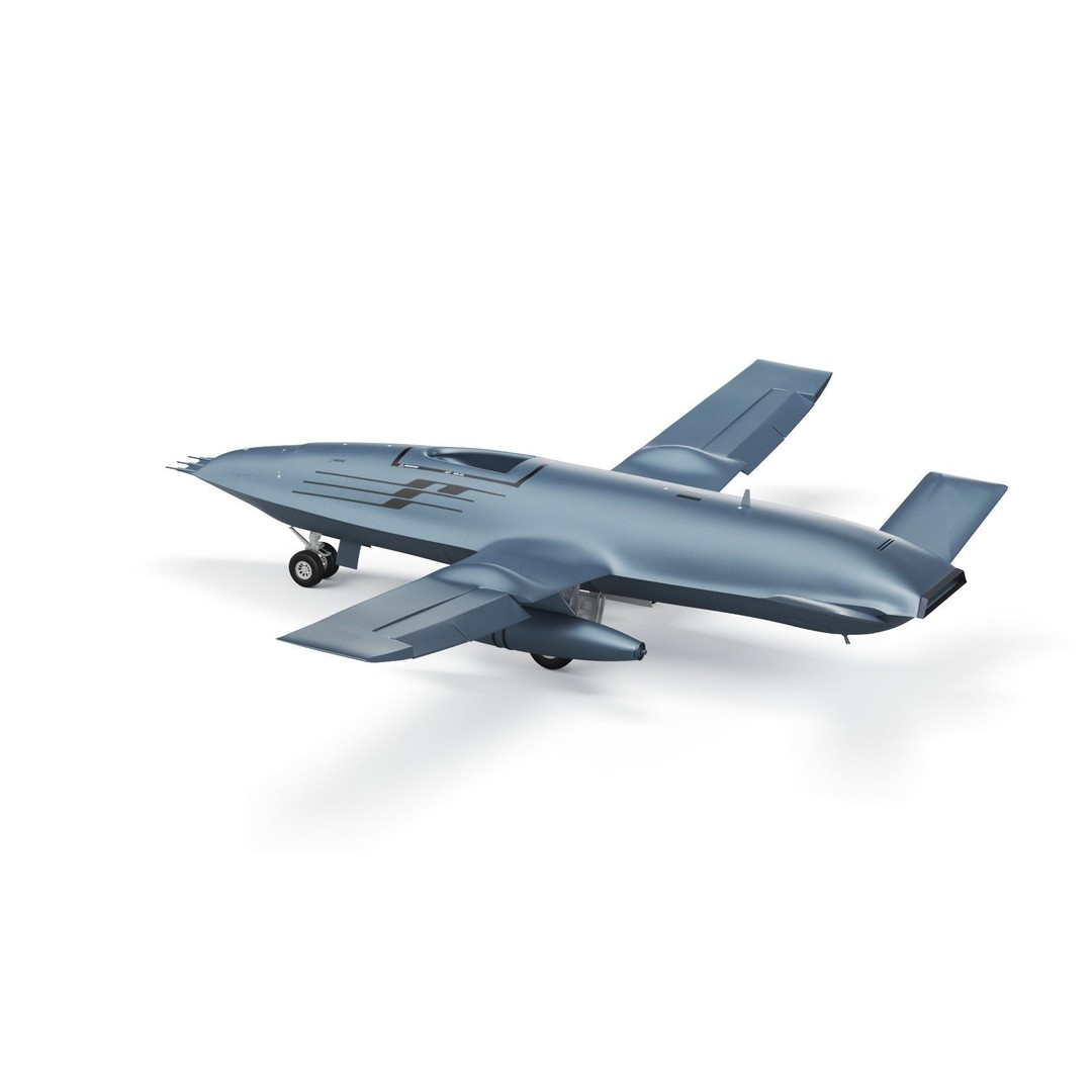 Boeing MQ25 Stingray 3D Model – High Poly Military Drone, FBX, OBJ - View 31