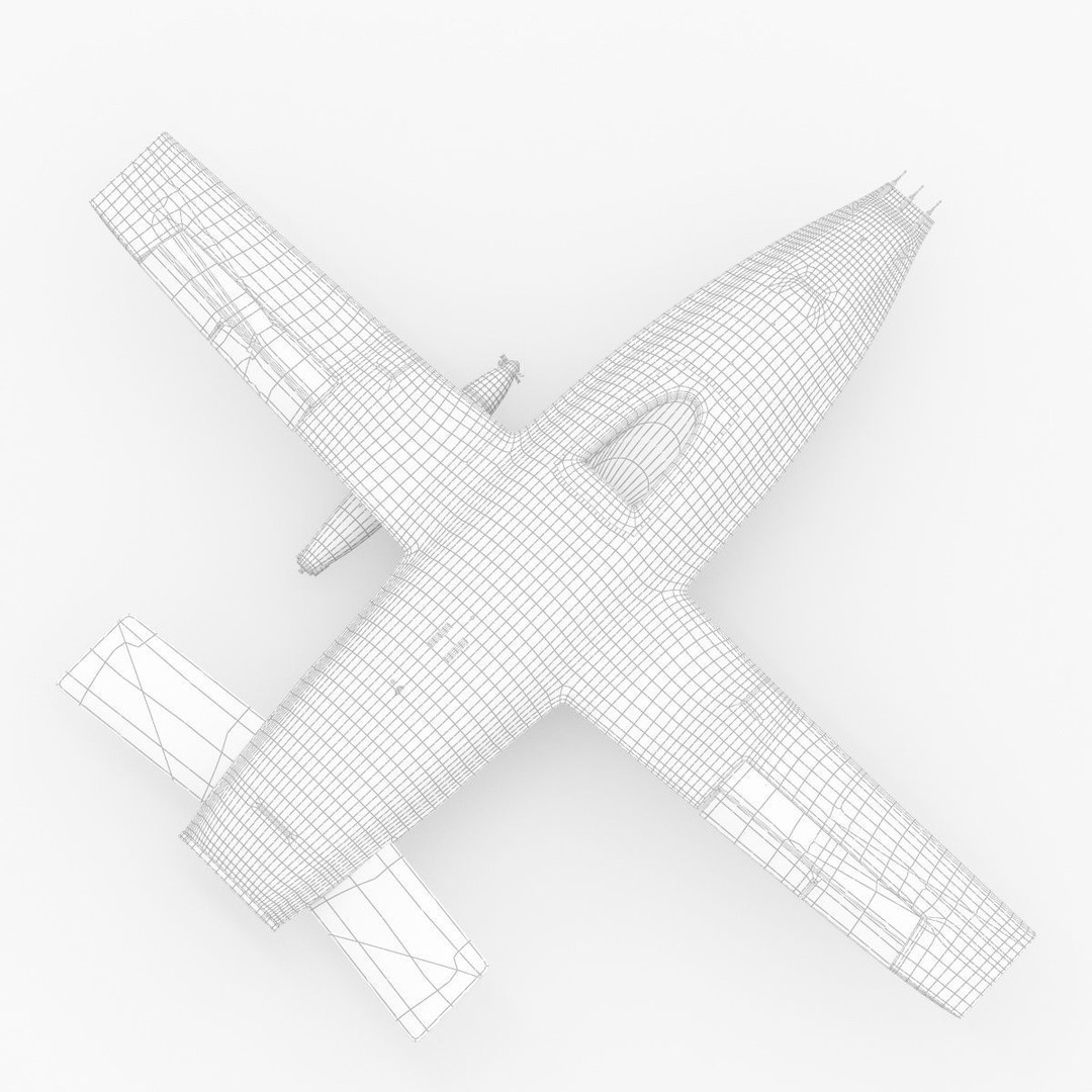 Boeing MQ25 Stingray 3D Model – High Poly Military Drone, FBX, OBJ - View 39