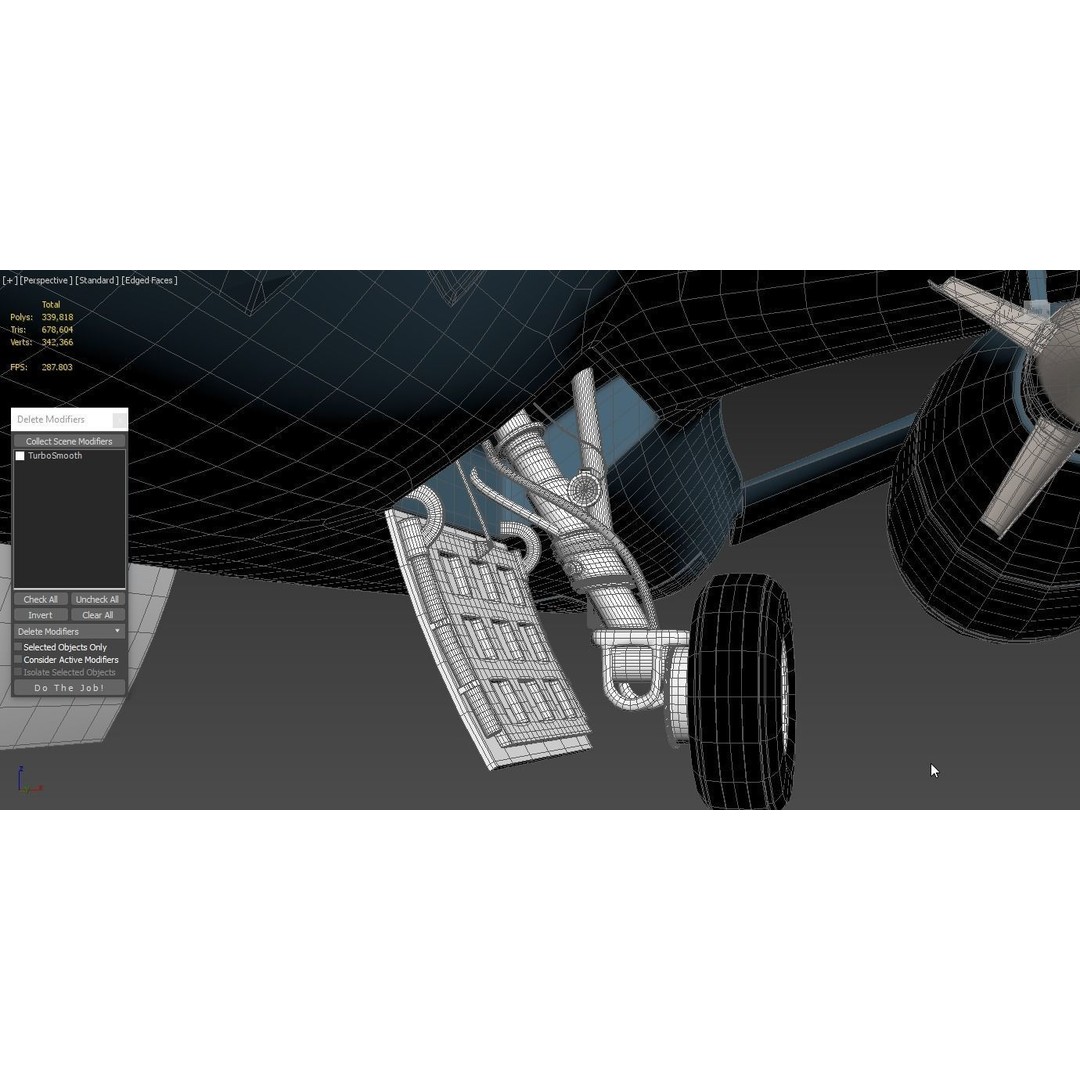 Boeing MQ25 Stingray 3D Model – High Poly Military Drone, FBX, OBJ - View 8