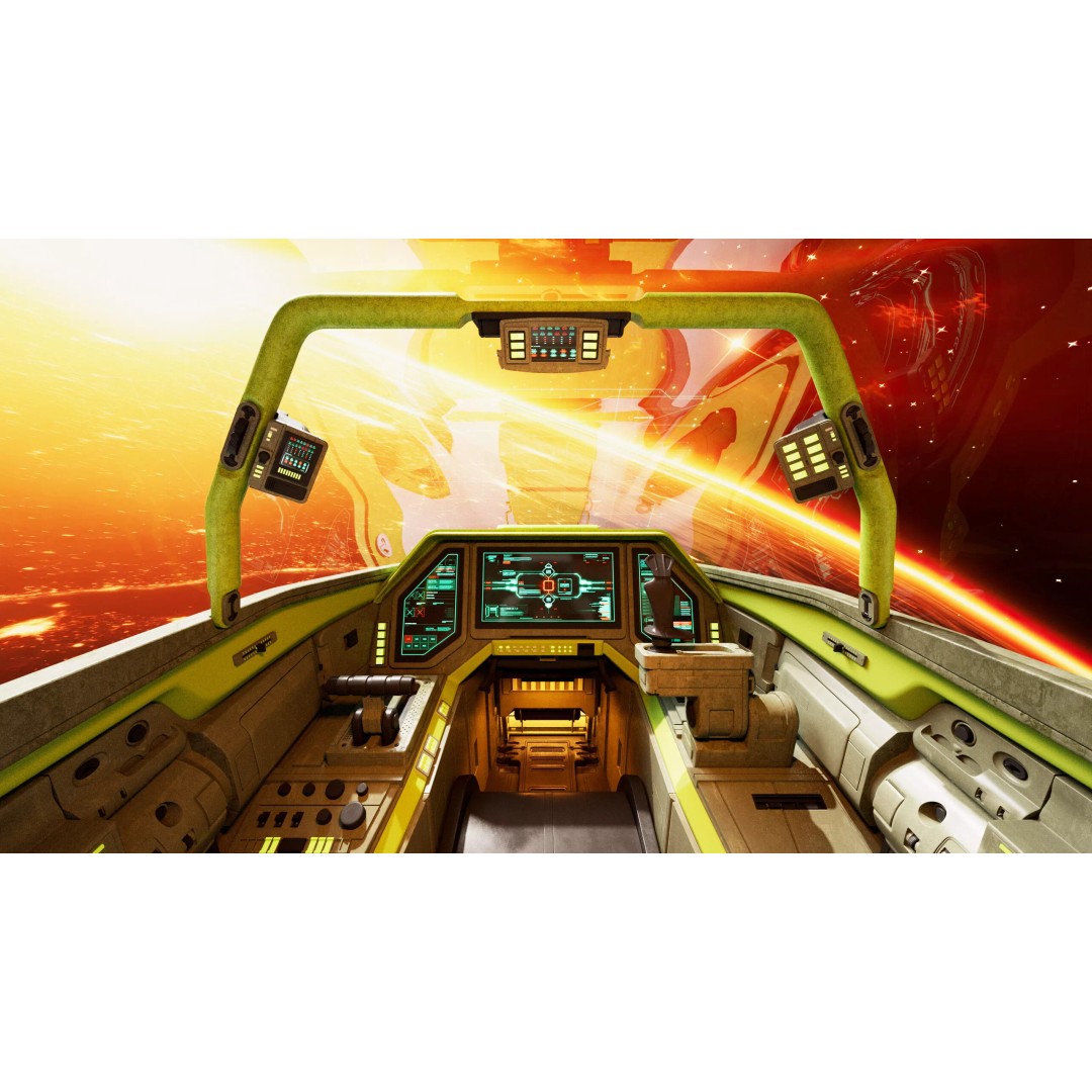 Spaceship Cockpit 3D Model – High Poly Game Asset, V-Ray, FBX - View 2