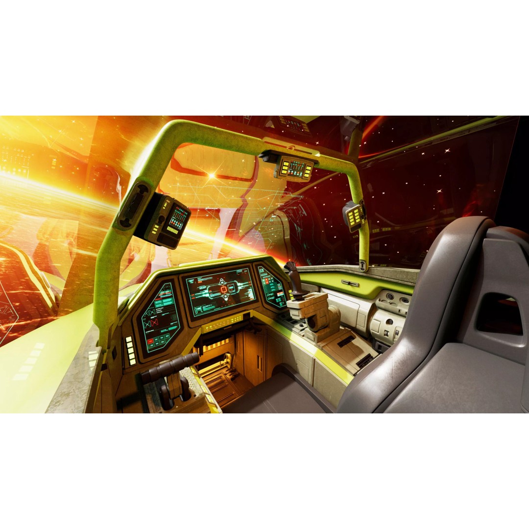 Spaceship Cockpit 3D Model – High Poly Game Asset, V-Ray, FBX - View 3