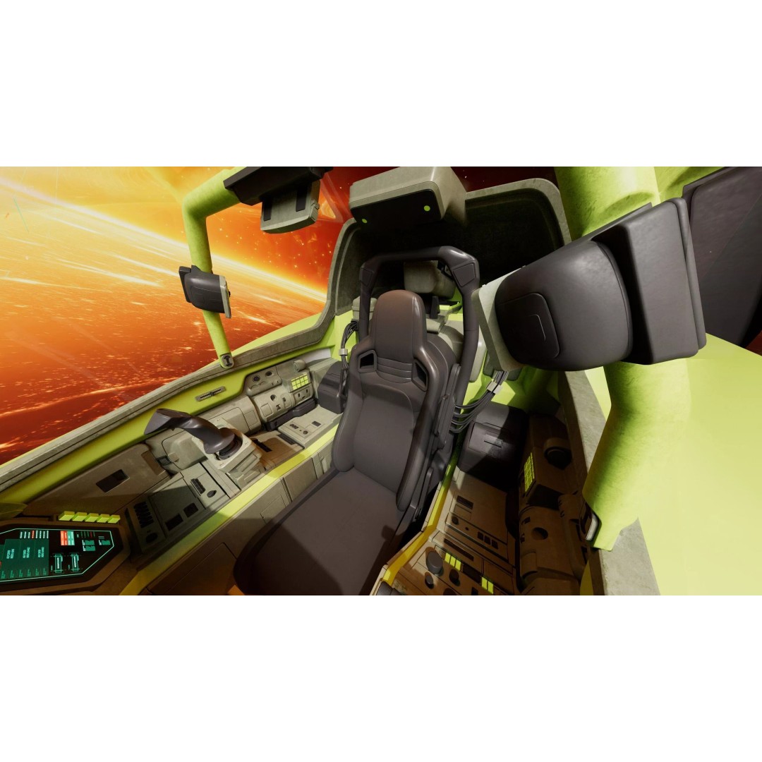 Spaceship Cockpit 3D Model – High Poly Game Asset, V-Ray, FBX - View 6