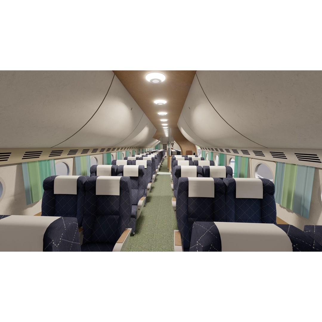 PAN AM Boeing 377 Stratocruiser 3D Model – Detailed Aircraft Asset, FBX, OBJ - View 17