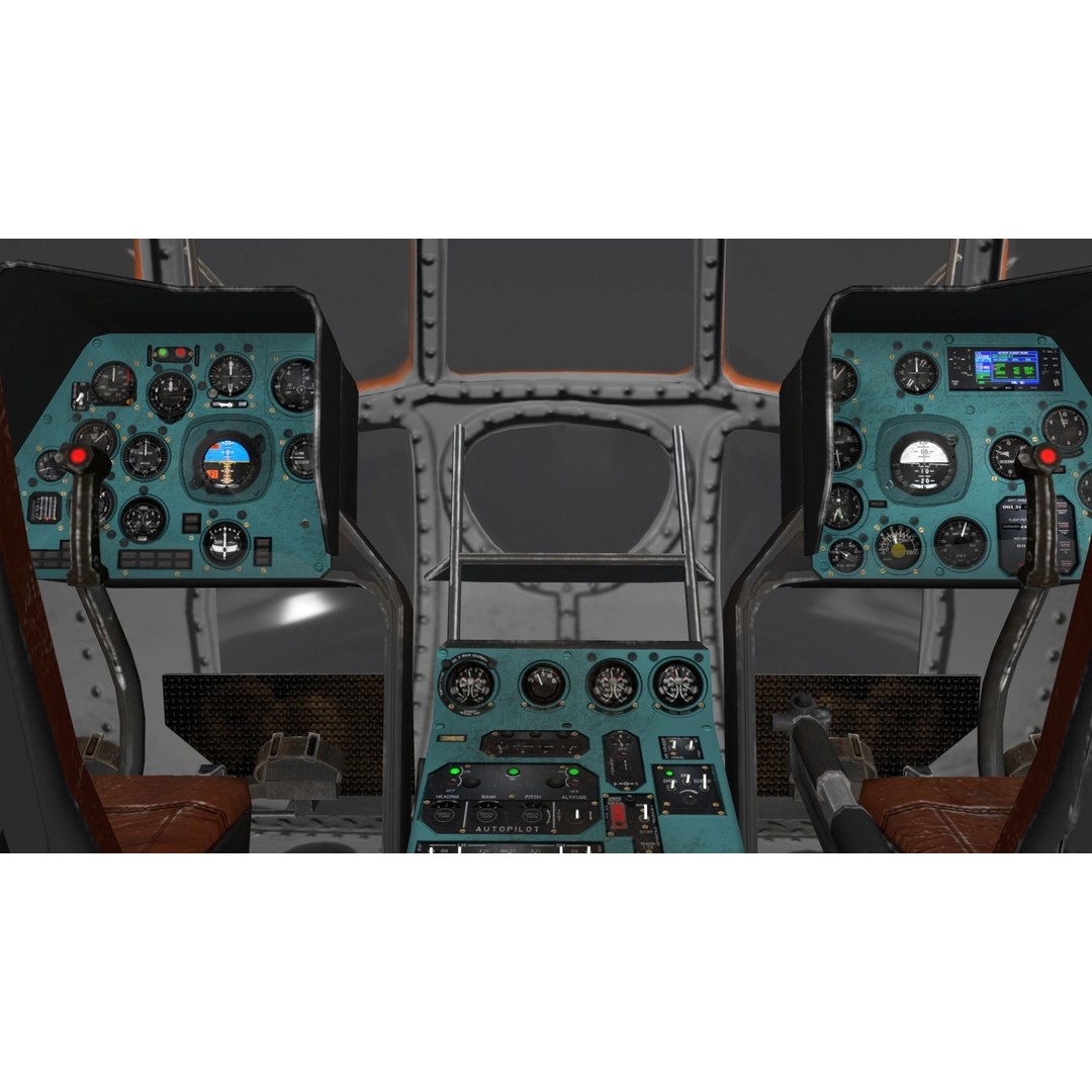 Pilots and Helicopters 3D Model – Low Poly Game Asset, FBX, OBJ - View 12