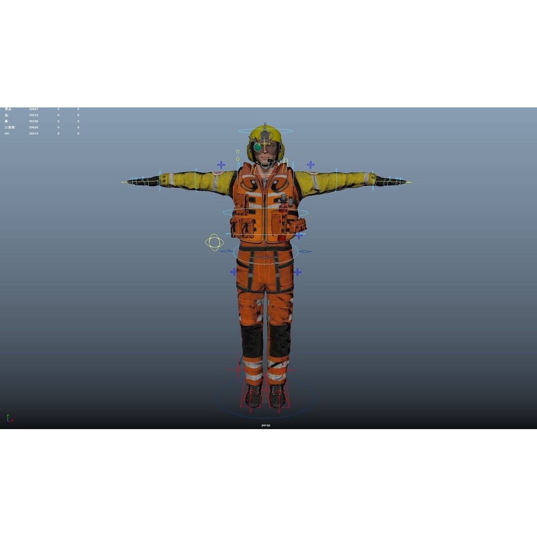 Pilots and Helicopters 3D Model – Low Poly Game Asset, FBX, OBJ - View 23