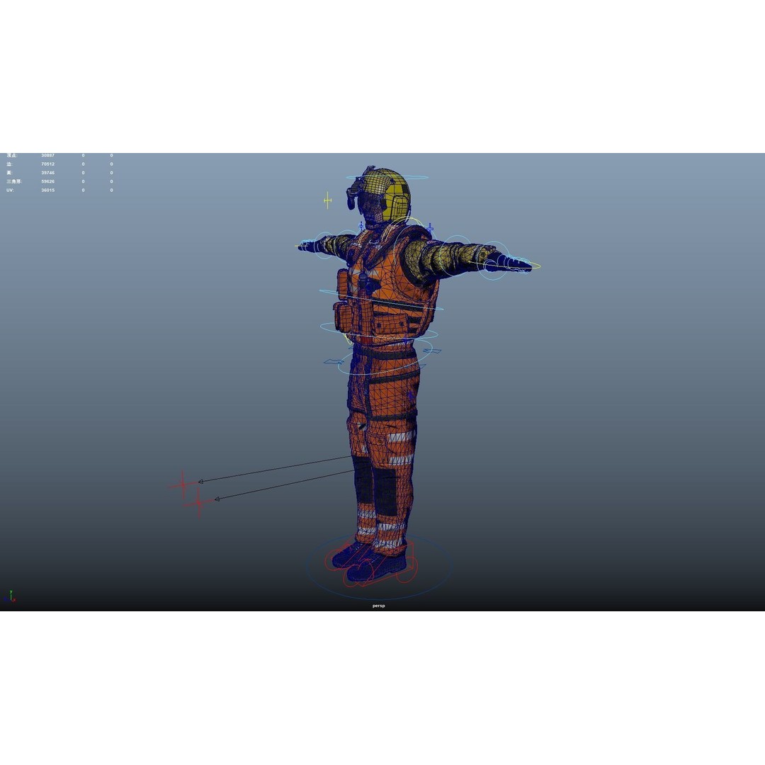 Pilots and Helicopters 3D Model – Low Poly Game Asset, FBX, OBJ - View 25