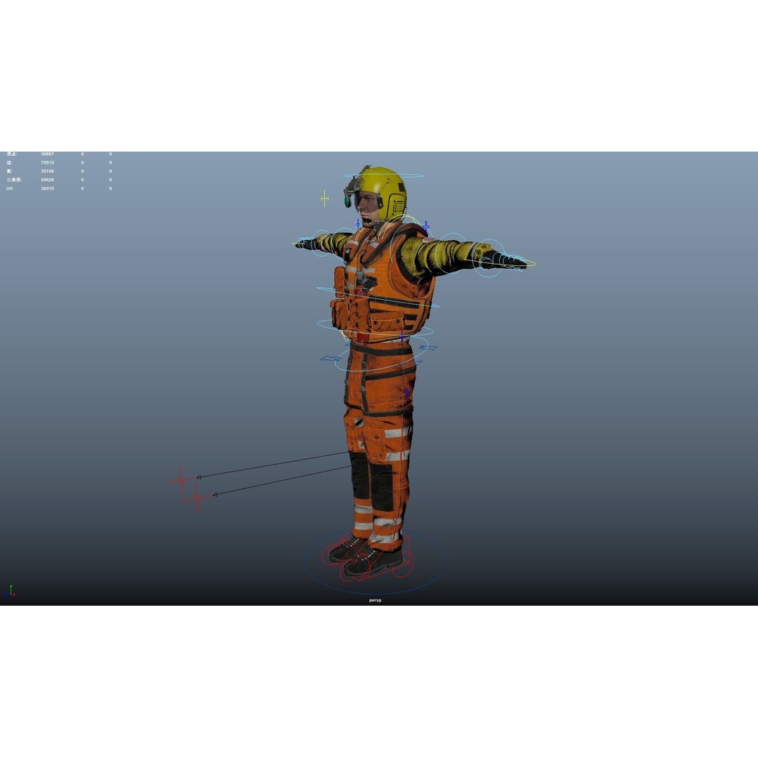Pilots and Helicopters 3D Model – Low Poly Game Asset, FBX, OBJ - View 26