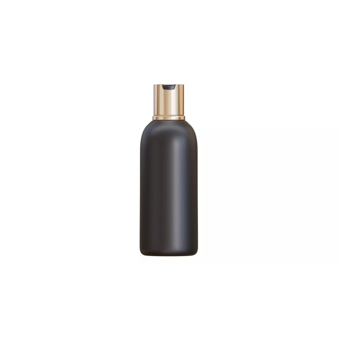 Black Cosmetic Bottle 3D Model – PBR Textured, Blender & FBX Formats - View 2