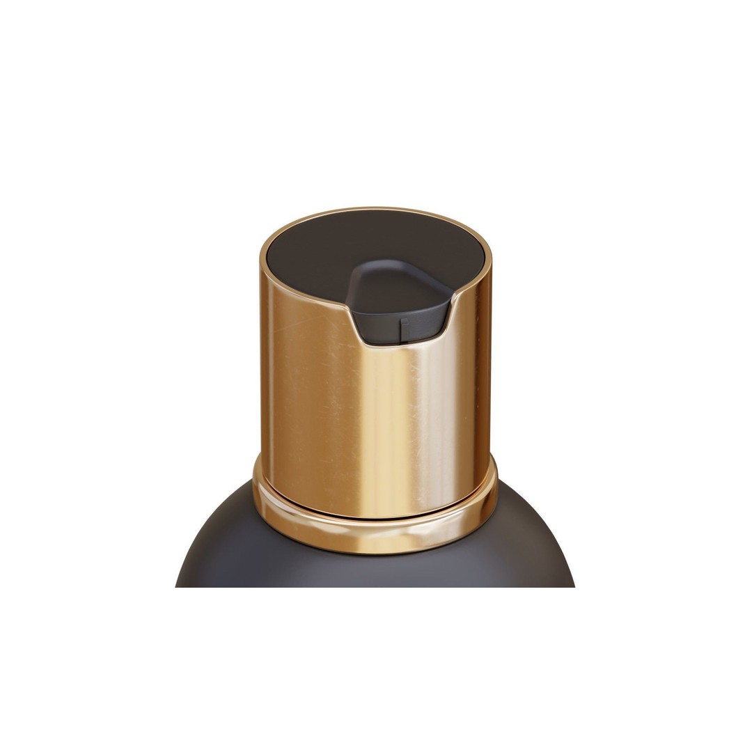 Black Cosmetic Bottle 3D Model – PBR Textured, Blender & FBX Formats - View 4