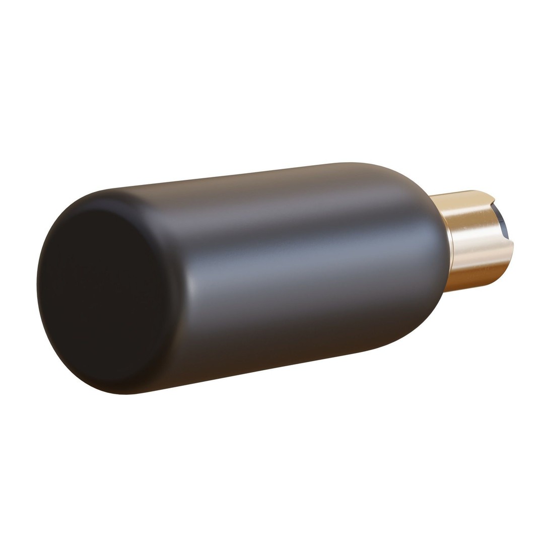 Black Cosmetic Bottle 3D Model – PBR Textured, Blender & FBX Formats - View 7