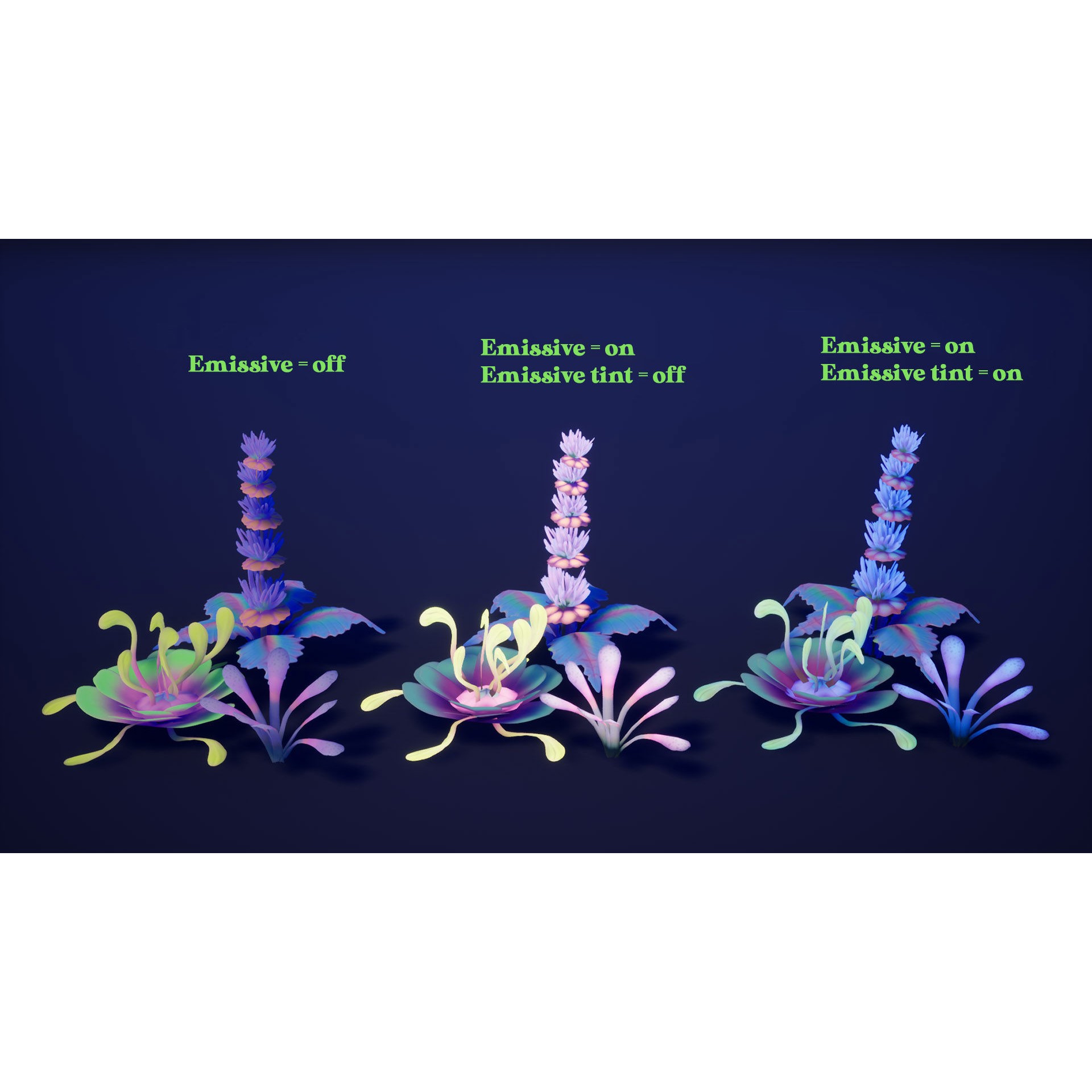 Alien Grass Pack - Low-Poly Game-Ready 3D Model - View 21