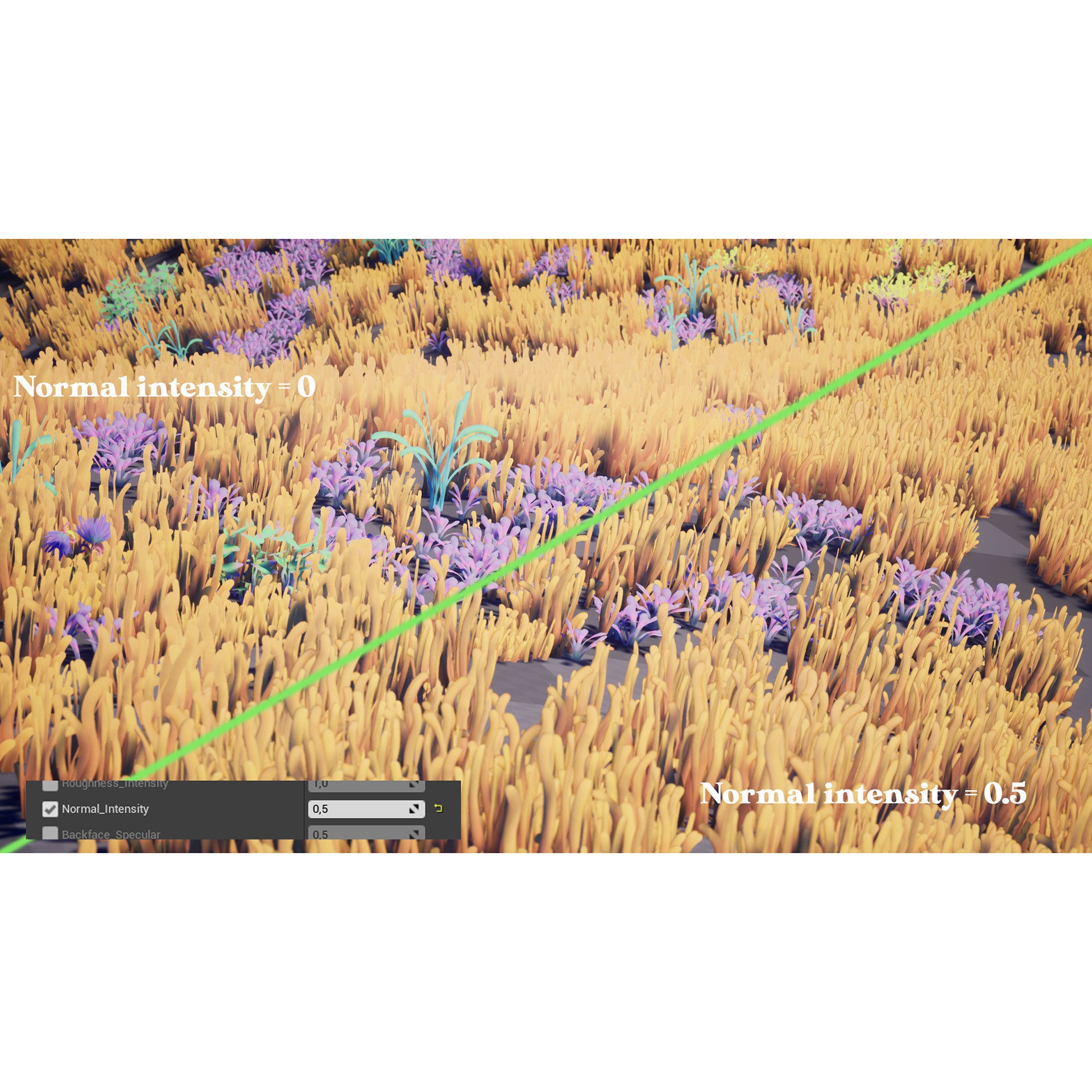 Alien Grass Pack - Low-Poly Game-Ready 3D Model - View 32