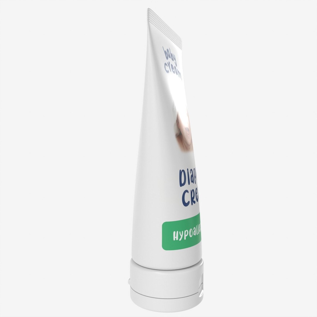 Baby Cream 3D Model – High Poly PBR Asset, FBX, OBJ - View 14
