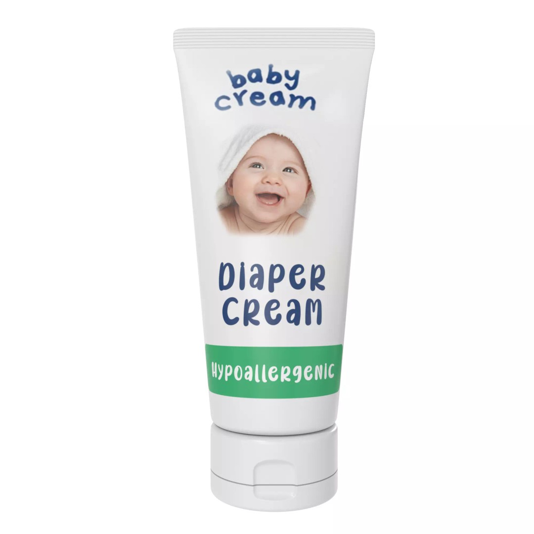 Baby Cream 3D Model – High Poly PBR Asset, FBX, OBJ - View 2